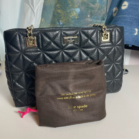 Kate Spade Quilted Leather Shoulder Bag - Picture 1 of 13